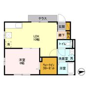 カーサカンプノウの間取り画像