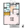 ドミールさつきの間取り画像