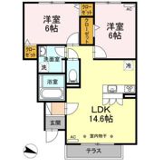 XEVO K（ｼﾞｰﾎﾞｹｰ）の間取り画像