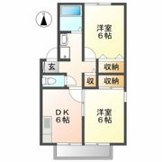 セジュール長松 Aの間取り画像