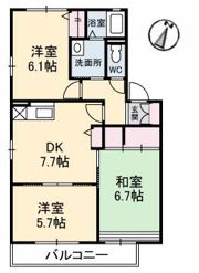 リッシュ伊藤 C棟の間取り画像