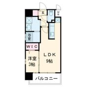 Attirant西三国の間取り画像