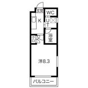アールズコート明が丘の間取り画像