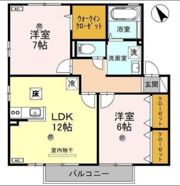 リビングタウン水口 F棟の間取り画像