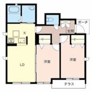 シャーメゾン亀山の間取り画像