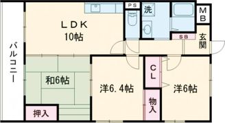 パールマンション手鎌の間取り画像