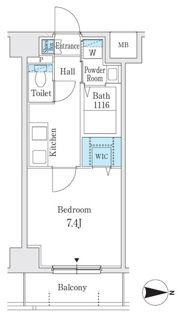 プレイズシード名古屋亀島の間取り画像