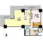 品川シーサイドビュータワー Ⅰの間取り画像