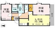 清水ハイム Dの間取り画像