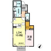 ラ・ランド上新栄 Bの間取り画像