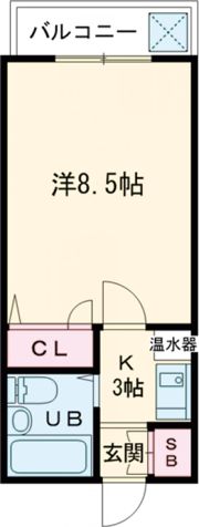 ムトーハイツの間取り画像