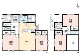 熊倉町2階建の間取り画像