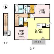 フルラージュの間取り画像