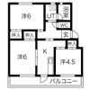 赤坂コーポ北棟の間取り画像