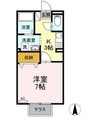 プリシェールミレニアム Ⅱの間取り画像