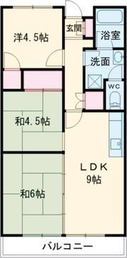 ヤナギマンションの間取り画像