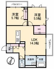 ソルブライト B棟の間取り画像