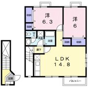 ポワッソン・Hの間取り画像