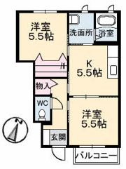 ラ・フォーレ三洸 壱番館の間取り画像