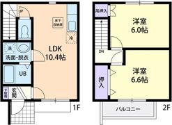 レインボーコート高瀬の間取り画像