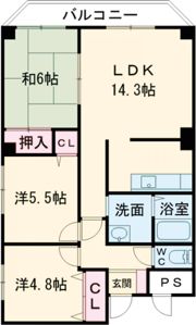 ファンデーションⅡの間取り画像