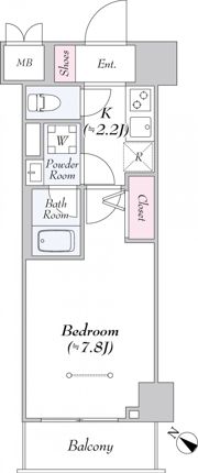 KDXレジデンス町田Northの間取り画像