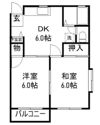 グリーンハイツAの間取り画像
