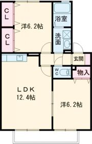 パステルウィンドの間取り画像