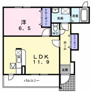 コンフォルト Aの間取り画像