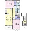 アフェットAの間取り画像