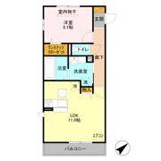 ロイヤルローズの間取り画像