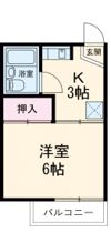 コスモハイツの間取り画像