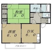 ローズガーデン800 E棟の間取り画像