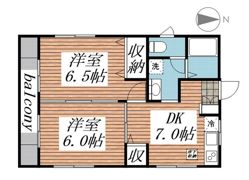 グランパル有玉の間取り画像