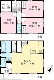 ウィル バスケット D棟の間取り画像