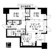 ザ・パークハウス泉一丁目の間取り画像