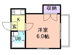レオパレス西浜第2の間取り画像