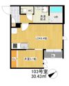 GRANDTIC グランソレイユ 唐人町の間取り画像