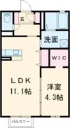 ブランエールMの間取り画像