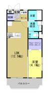 エスポワールSachiの間取り画像