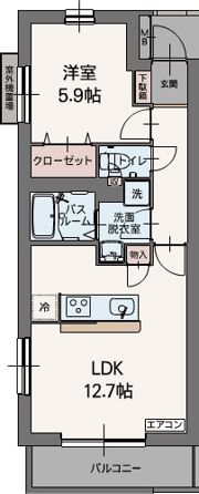 カンパネッロの間取り画像