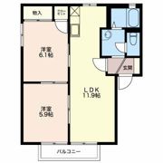 メゾン大栄の間取り画像