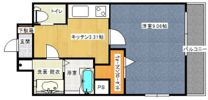 【舟入幸町】KDXレジデンス舟入幸町の間取り画像