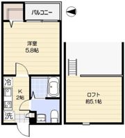 エスカリエ・ルージュの間取り画像