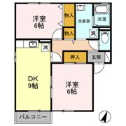 セジュール鳴見ヶ丘の間取り画像
