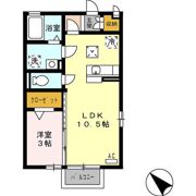 ニューハイツタリカド（C・D） D棟の間取り画像