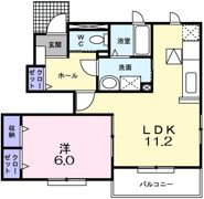 プロムナードⅡの間取り画像
