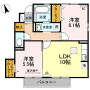 ルーチェ上町の間取り画像
