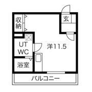 メリディアン鶴ケ谷の間取り画像