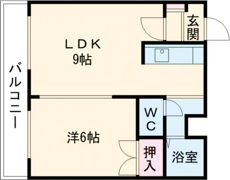 ウイング信濃の間取り画像